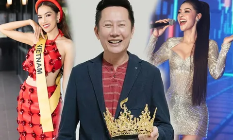Lê Hoàng Phương đang thi, ông Nawat dành lời khen nức nở cho Lona Kiều Loan: Sẵn sàng trao luôn vương miện Miss Grand Interantional