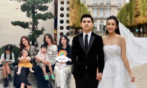 Đỗ Mỹ Linh đưa con gái đi chơi, Á hậu Thanh Tú có hành động tinh tế