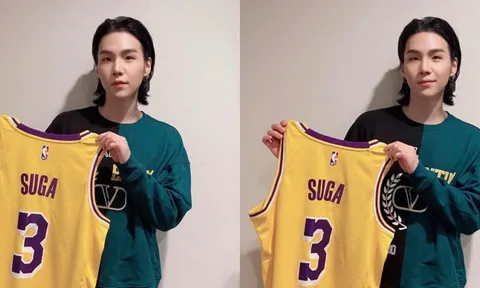 BTS SUGA trở thành đại sứ toàn cầu của NBA