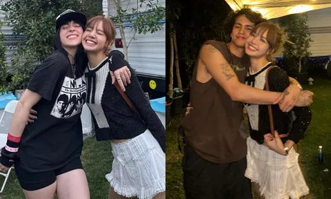 BLACKPINK Lisa tương tác thân thiết bên cạnh Billie Eilish và Dominic Fike