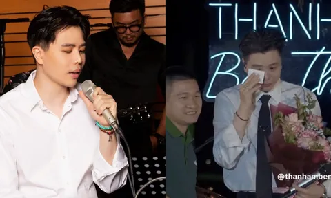 ‘Bạn thân’ Trấn Thành khóc lóc trên sân khấu hậu bị chỉ trích về giọng hát