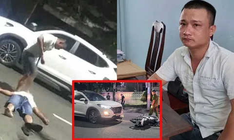 Tài xế ô tô cầm gậy bóng chày tấn công người lái xe máy sau tai nạn va chạm giao thông