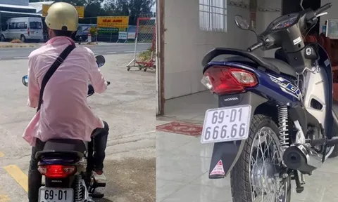 Biển xe ngũ quý 666.66 được giao bán với giá 235 triệu đồng và chủ nhân bí ẩn phía sau