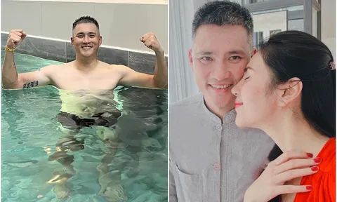 Công Vinh khoe ảnh đi bơi 'đàn ông chỉ giàu nhất khi không thuộc về ai', Thủy Tiên liền bị nhắc khéo