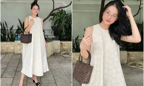 Hoa hậu Phương Khánh nói gì khi vướng tin đồn mang thai vì lỡ diện váy dáng suông rộng?
