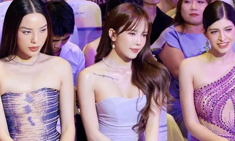 Bạn gái cũ Sơn Tùng chung khung hình với Hoa hậu Kỳ Duyên và mẫu Tây Andrea Aybar, nhan sắc thế nào mà được khen nức nở?