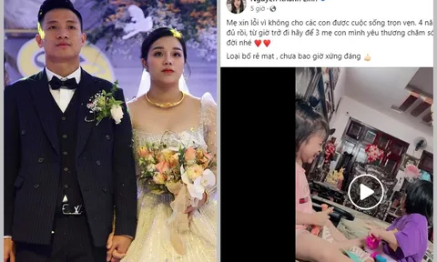 Vợ trung vệ Bùi Tiến Dũng đăng status cực căng, dân mạng liền vào khuyên ngay điều này