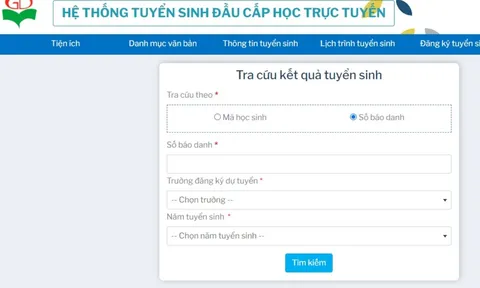 Tra cứu điểm thi tuyển sinh lớp 10 tỉnh Vĩnh Phúc năm 2023