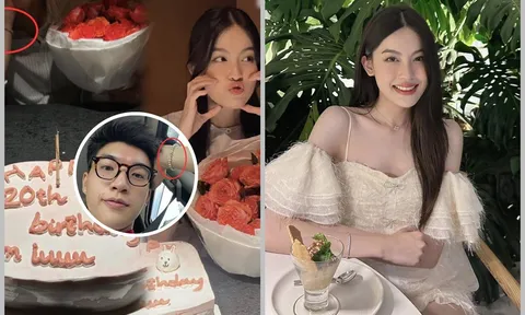 Danh tính cô gái được HIEUTHUHAI gọi là 'em yêu', tặng hoa và bánh chúc mừng sinh nhật