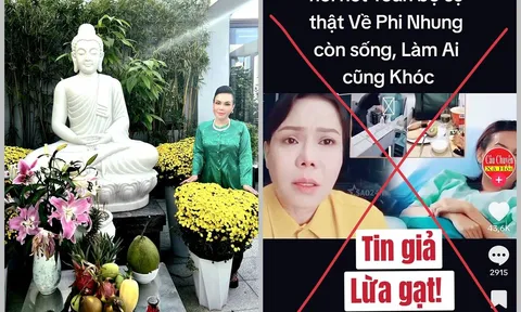 Phi Nhung bị đồn vẫn còn sống, Việt Hương bức xúc tuyên bố sẽ nhờ cơ quan chức năng vào cuộc