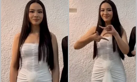 Thực hư chuyện Á hậu Thủy Tiên lộ dấu hiệu tăng cân, dân mạng chỉ rõ điểm khác biệt này