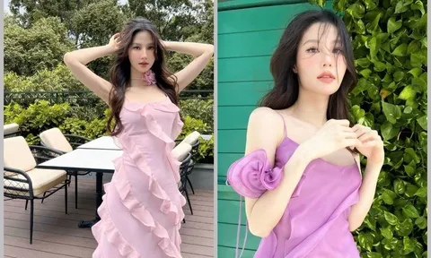 Diễm My 9X diện váy hai dây khoe dáng mảnh mai, được khen đẹp tựa nàng thơ