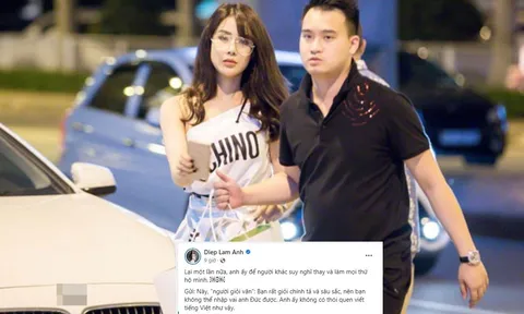 Diệp Lâm Anh phản hồi về bài đăng 'giỏi tiếng Việt' của chồng cũ, nhắn nhủ tới 'người giỏi văn' một câu thâm thúy