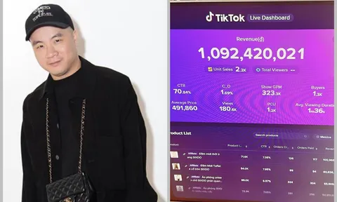 Bị nói hết thời phải livestream bán hàng, NTK Đỗ Mạnh Cường tung doanh thu 'khủng'