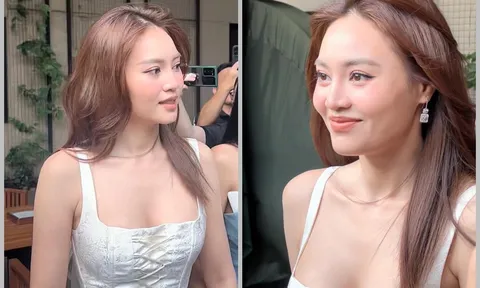 Lan Ngọc lọt vào ống kính của team qua đường, nhan sắc ra sao mà gây bão mạng?