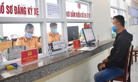 Người dân đăng ký xe tại công an cấp xã, nơi tạm trú từ ngày 15/8