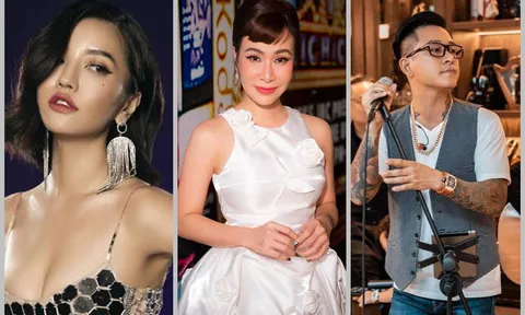 Bị khán giả lên sân khấu giành micro, hành xử của Tuấn Hưng - Bích Phương được khen, Uyên Linh lại gây thất vọng