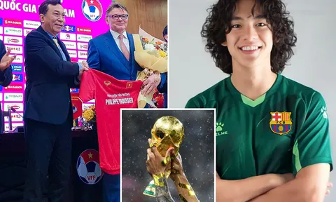 Bóng đá Việt Nam chính thức sở hữu thần đồng Barca, HLV Troussier được 'tiếp lửa' dự World Cup 2026?