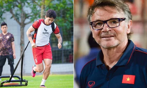Sát thềm SEA Games, Đoàn Văn Hậu báo tin vui trong ngày HLV Troussier 'phá kỷ lục' cùng U22 Việt Nam