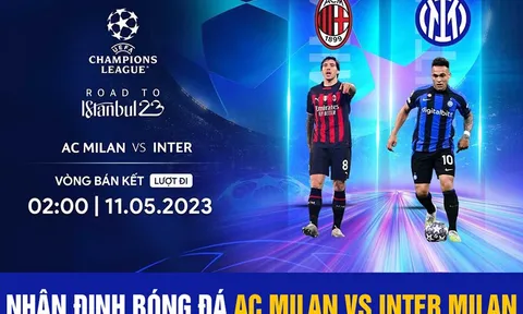 Nhận định bóng đá AC Milan vs Inter Milan, 2h00 ngày 11/5 tại Bán kết Cúp C1 - UEFA Champions League