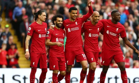 Salah tạo ra kỷ lục chưa từng có trong ngày giúp Liverpool tiến sát MU