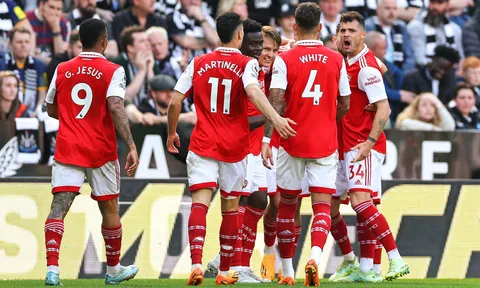 Thắng Newcastle, Arsenal tạo ra thành tích chưa từng có tại Ngoại hạng Anh
