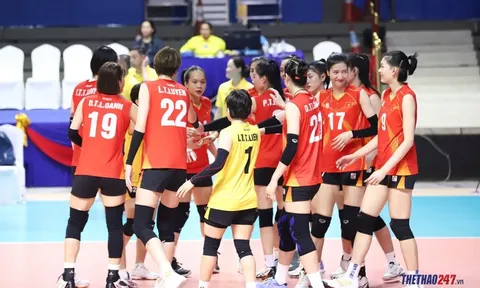 Đội tuyển bóng chuyền nữ Việt Nam thắng trận thứ hai tại SEA Games 32