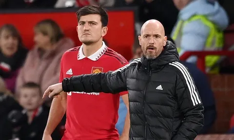 Erik Ten Hag nói 'phũ' về Maguire, 99% rời MU vào hè 2023