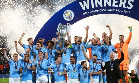 Sau cú ăn 3, Man City nhận tiền thưởng hàng trăm triệu bảng