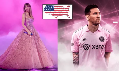 Messi 'đặt mình' ngang hàng với huyền thoại âm nhạc nước Mỹ về độ 'hot'