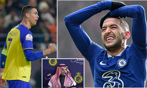 Ronaldo chỉ điểm, chủ tịch Al Nassr bay đến London quyết đem sao Chelsea về Ả Rập