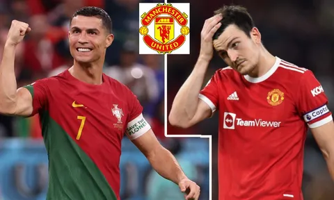 Ronaldo lập kỷ lục, đội trưởng MU liền 'quên' hiềm khích cùng hành động khó tin