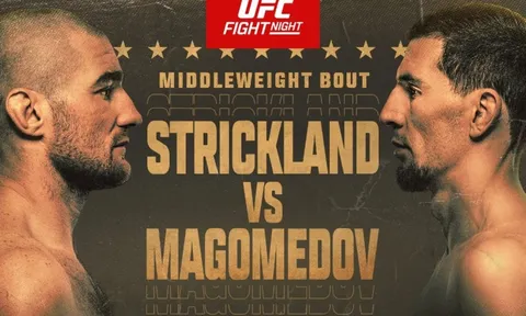 UFC on ESPN 48: 'Tarzan' Sean Strickland đối đầu với 'Kẻ vô danh' Abusupiyan Magomedov
