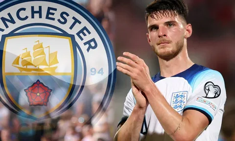 West Ham ra phán quyết sau đề nghị khủng từ Man City cho Declan Rice
