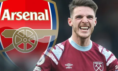 NÓNG: Arsenal chi số tiền khó tin, biến Rice thành cầu thủ đắt nhất lịch sử Ngoại hạng Anh