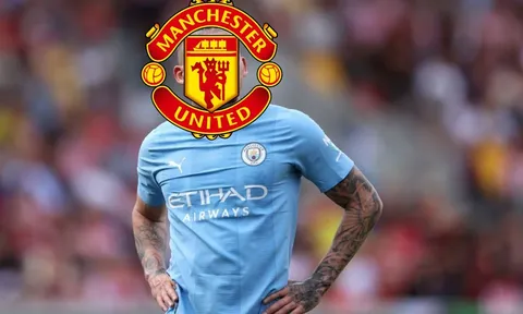 Không phải Rice hay Mount, MU gây sốc khi nhắm người thừa của Man City