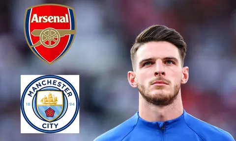 Thương vụ Rice gia nhập Arsenal bất ngờ có biến, Man City mừng thầm