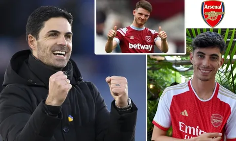 Tin Arsenal 2/7: Lộ lương 'khủng' của Havertz, 'chốt' ngày kiểm tra y tế cho Declan Rice