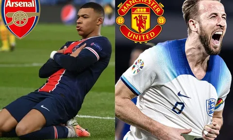 Tin chuyển nhượng tối 9/7: MU dùng ngôi sao 'câu' Tottenham nhả Kane, Arsenal tung 'vũ khí bí mật' lôi kéo Mbappe