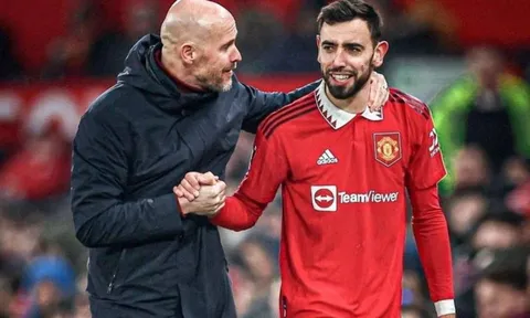 Erik ten Hag tiết lộ lý do chọn Bruno Fernandes làm đội trưởng MU