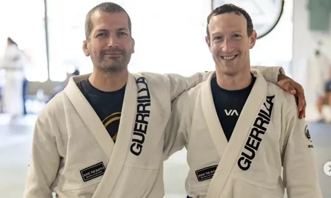 Elon Musk coi chừng, Mark Zuckerberg đã được thăng hạng đai xanh Jiu-jitsu