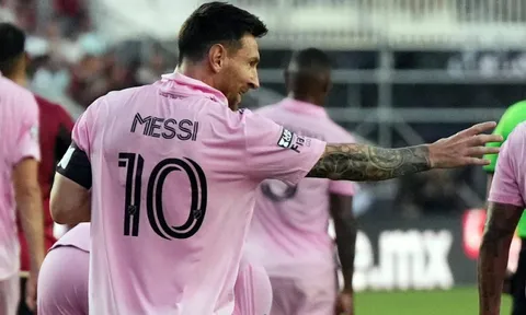 Giải mã hình ảnh Messi ăn mừng bàn thắng tại Inter Miami