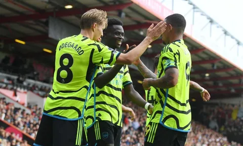 Thắng dễ dàng, Arsenal hiên ngang với một vị trí trong Top 4 trên BXH