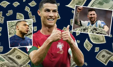 NÓNG: VĐV kiếm tiền nhiều nhất, Ronaldo và Messi cộng lại chưa bằng một nửa