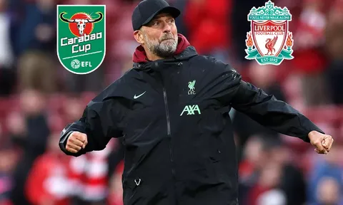 Kết quả bốc thăm Tứ kết Carabao Cup: Liverpool sáng cửa vô địch