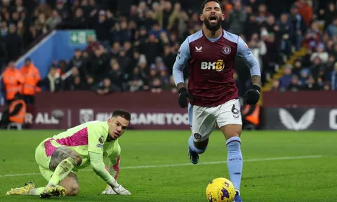 Aston Villa thắng thuyết phục Man City, chiếm luôn vị trí thứ 3 trên BXH của đối thủ