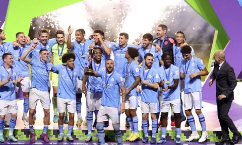 Sao Man City đi vào lịch sử FIFA Club World Cup khi cùng đội vô địch