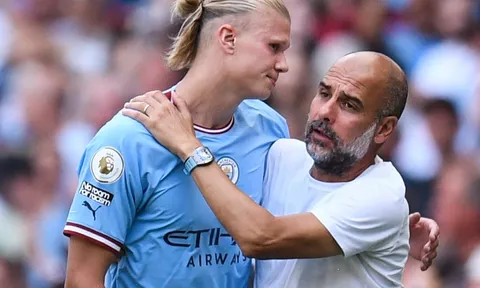 Pep Guardiola báo tin không vui về chấn thương của Haaland