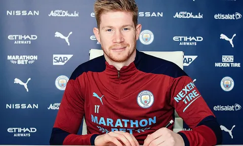 Kevin De Bruyne đàm phán gia hạn hợp đồng không cần người đại diện