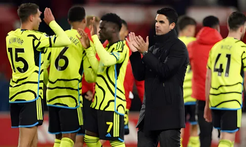 Arsenal áp sát ngôi đầu với chiến thắng áp đảo tại vòng 22 Ngoại hạng Anh